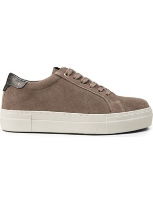 Deery Kadın Hakiki Süet Vizon Rengi Sneaker Ayakkabı - R2571ZVZNC01