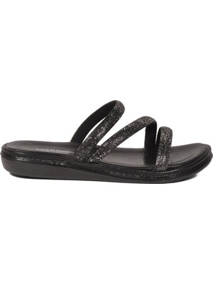 Ayakmod Siyah Hafif Kadın Terlik 422248 Z