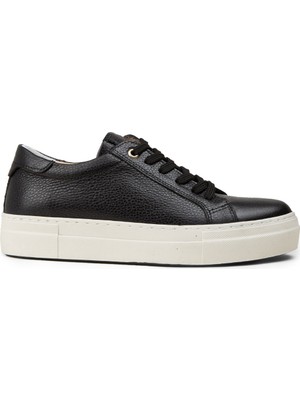 Deery Kadın Hakiki Deri Siyah Sneaker Ayakkabı - R2571ZSYHC01