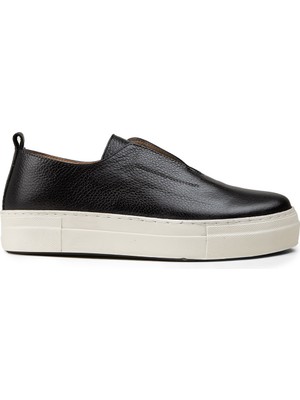 Deery Kadın Hakiki Deri Siyah Sneaker Ayakkabı - R2233ZSYHC02