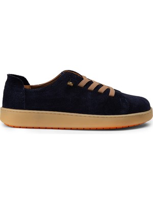 Deery Kadın Hakiki Süet Lacivert Sneaker Ayakkabı - SE605ZLCVC02
