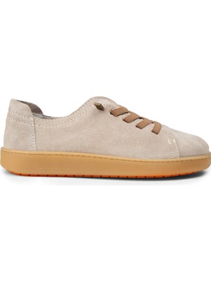 Deery Kadın Hakiki Süet Bej Sneaker Ayakkabı - SE605ZBEJC01