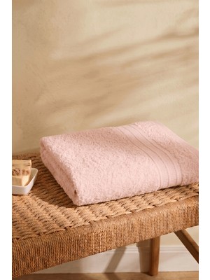 Anılsan Dora Açık Pembe Banyo Havlusu - 70X140CM, 400GR, %100 Pamuk, Spa ve Otel Havlusu