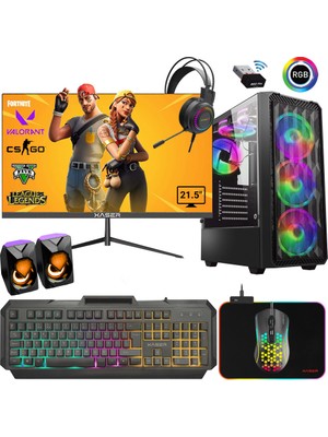 Xaser XSR303 I5 4440 8gb Ram 256GB SSD 4gb GT730 Ekran Kartı 21.5" Monitör Ofis Hazır Sistem