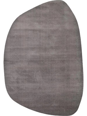 Hoom Rugs Bali Amorf 03 Antrasit Hav Toz Vermez Dekoratif Makine Halısı