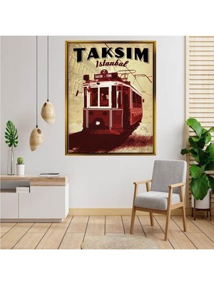 Giyense Altın  Çerçeveli Tablo S989