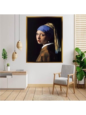Giyense Altın  Çerçeveli Tablo S640