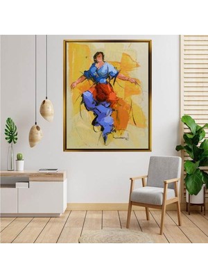 Giyense Altın  Çerçeveli Tablo S1608