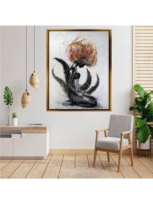 Giyense Altın  Çerçeveli Tablo S845