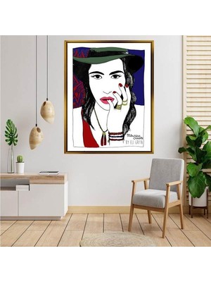 Giyense Altın  Çerçeveli Tablo S978