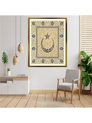Giyense Altın  Çerçeveli Tablo S570