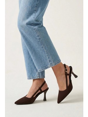 Ziya, Kadın Topuklu Ayakkabı 1611060Z3600 Kahve