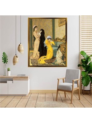Giyense Altın  Çerçeveli Tablo S288