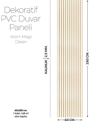 Brano 60X280 Duvar Paneli Lambiri Desen ,salon,duvar,tv Ünitesi-Açık Ahşap,kahverengi