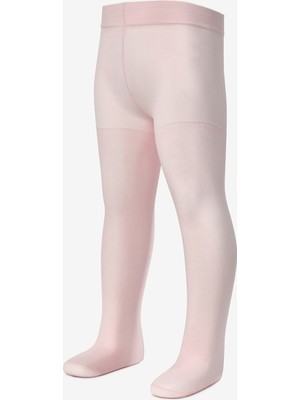 Le Mabelle Pembe Minik Kalp Desenli Kız Çocuk Külotlu Çorap