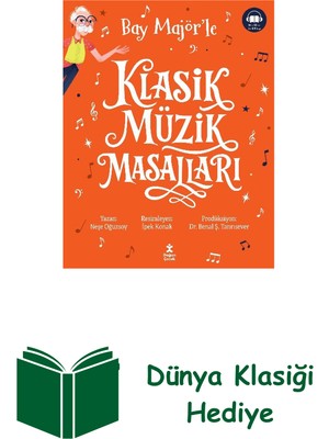 Doğan Çocuk Klasik Müzik Masalları Tek Cilt Özel Baskı Turuncu - 7 Kitap Bir Arada (Ciltli) + Dünya Klasiği