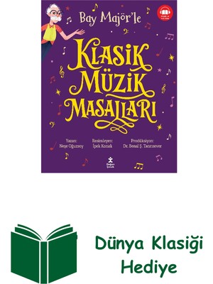 Doğan Çocuk Klasik Müzik Masalları Tek Cilt Özel Baskı Mor Kapak (7 Kitap Bir Arada - Ciltli) + Dünya Klasiği