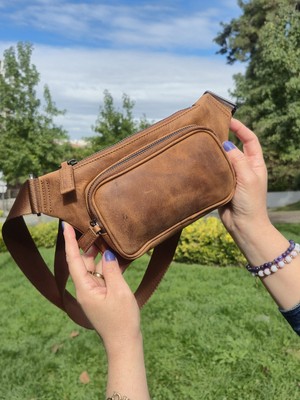 Norvi Leather Hakiki Deri Çapraz Çanta – Crossbody Model 1213