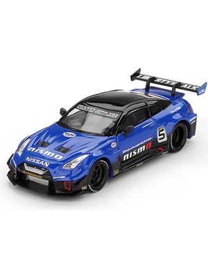 Senka Mini Gt 1/64 Lb-Silhouette Works Gt Nissan 35GT-RR Ver.2 Blue - Blister Paket