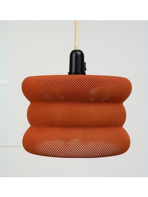 3D Baskı Zamanı Modern Tasarım Delikli Avize - Parametrik Geometrik Sarkıt Lamba