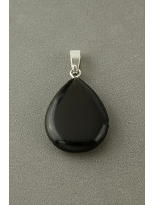 MiraLive Onix Oval Doğaltaş Kolye Ucu 1 Adet