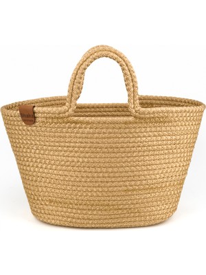 SHAKA Hasır SHK315 Handcrafted Hasır El,kol ve Omuz Çantası