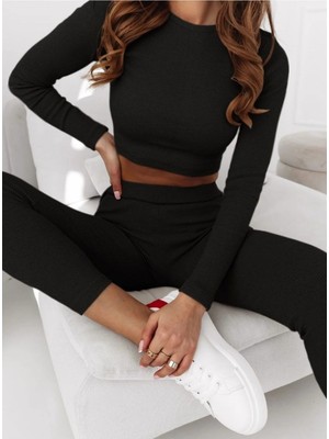 Ayko Tayt & Uzun Kollu Crop Takım