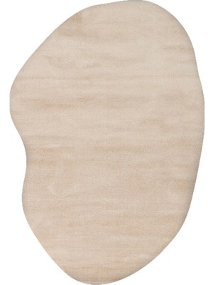 Eko Halı Zen Amorf 02 Beige Amorf Kesim Hav Toz Vermez Yumuşak Dokulu Salon Halısı Oturma Odası Halısı Yatak Odası Halısı Koridor Halısı Mutfak Halısı Modern Makine Halısı