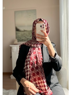 Buscarfs Bordo Şal Ipek