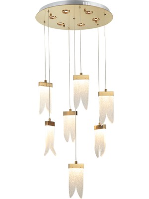 Lucea Monreo 7 Lı Ledlı Sarkıt 49W+18W 3000K