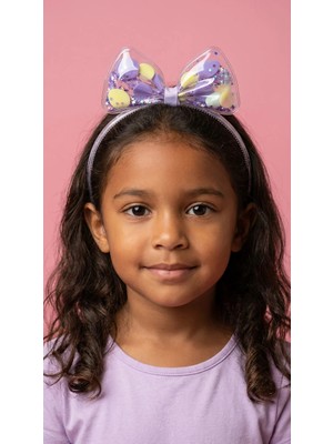 Katia & Bony Fiyonk Detaylı Lila Çocuk Taç