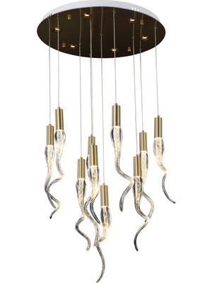 Lucea Forcella Ledlı 10 Lu Sarkıt 3000K 80W