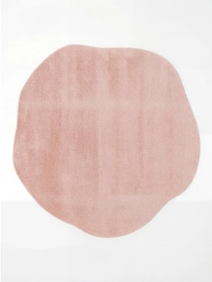 Eko Halı Zen Amorf 04 Pink Amorf Kesim Hav Toz Vermez Yumuşak Dokulu Salon Halısı Oturma Odası Halısı Yatak Odası Halısı Koridor Halısı Mutfak Halısı Modern Makine Halısı