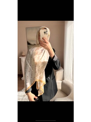 Buscarfs Krem Ipek Şal