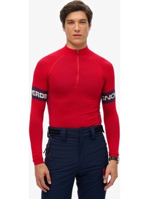 Superdry Yarım Fermuarlı Body