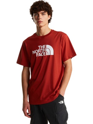 The North Face Evolution Half Dome Regular Erkek Kırmızı Outdoor T-Shirt NF0A8B6JG6I1