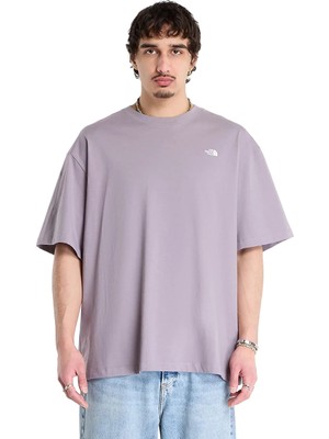 The North Face Essential Simple Dome Oversize Erkek Gri Outdoor T-Shirt NF0A8EVWG7O1
