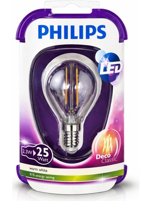 Philips 2,3-25W E14 Rustik Ampül