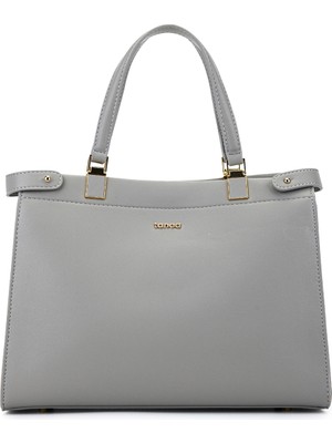 Tamer Tanca Kadın Suni Deri Gri Kol Çantası 921 27334 Bn Cnt Y26 Grı