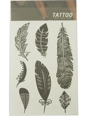 Marsilyan Yaprak Tattoo Dövme Sticker