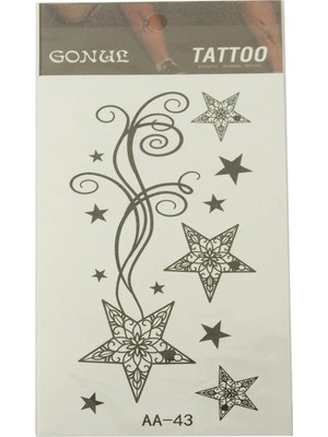 Marsilyan Yıldız Tattoo Dövme Sticker