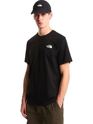 The North Face Regular Graphic Erkek Siyah Outdoor T-Shirt NF0A8GUWJK31