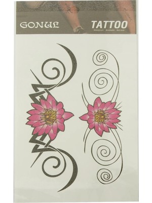 Marsilyan Çiçek Tattoo Dövme Sticker