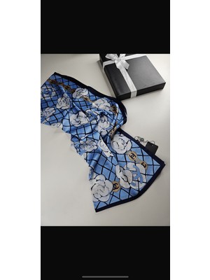 Buscarfs Mavi Ipek Şal