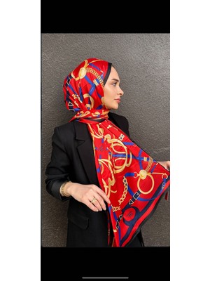 Buscarfs Kırmızı Ipek Şal