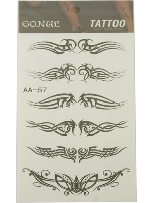 Marsilyan Kanat Tattoo Dövme Sticker