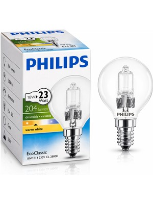 Philips 18-23W E14 Halojen Topak Ampül