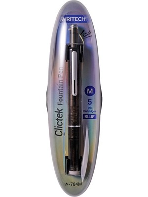 Writech Lıquıd W784M Basmalı Dolma Kalem Siyah M Uç
