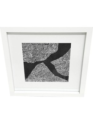 GoodHome Fotoğraf Çerçevesı Beyaz 30X30 cm