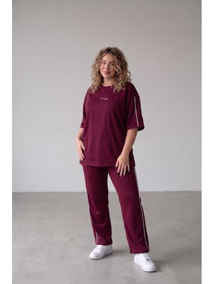 Şuranur Homewear Oysho Modal Kumaş Kısa Kollu Çift Biye Detaylı Alt Üst Takım 2xl-6xl